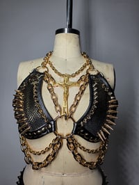 Image 1 of Crucify Snake Bra - Gilded
