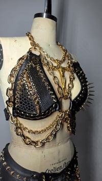 Image 8 of Crucify Snake Bra - Gilded