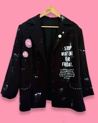 Image 2 of BARCELONA  ✘  IBIZA BLAZER  ✘ UPCYCLED VINTAGE ✘ JACKET