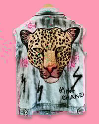 Image 3 of TIGER FESTIVAL GILET ¥ VINTAGE WESTE ¥ TIGER ¥ UNISEX ¥ UPCYCLED ¥ IBIZA