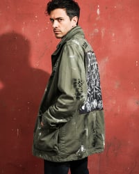 Image 1 of FUTURE BLOOM ¥ VILLAGE PUNK ¥ IBIZA ¥ PARKA  ¥ UPCYCLED  ¥ 