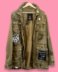 Image 3 of FUTURE BLOOM ¥ VILLAGE PUNK ¥ IBIZA ¥ PARKA  ¥ UPCYCLED  ¥ 