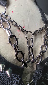 Image 8 of Exotic Snake Bra - Silver