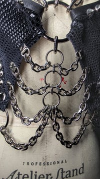 Image 9 of Exotic Snake Bra - Silver