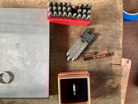 Image 3 of Copy of Group Booking 2 People - Personalised Chunky Silver Ring Making Workshop