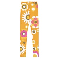 Image 2 of Flower Power Youth Leggings