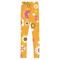 Image 1 of Flower Power Youth Leggings