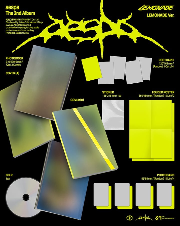 Image of [PRE-ORDER] AESPA ‘LEMONADE’ (LEMONADE Ver.) 