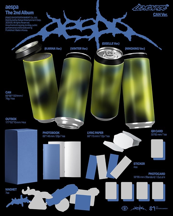 Image of [PRE-ORDER] AESPA ‘LEMONADE’ (Can Ver.) 