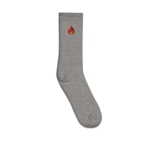 Image 7 of I'm Fire Embroidered Socks