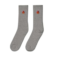 Image 6 of I'm Fire Embroidered Socks