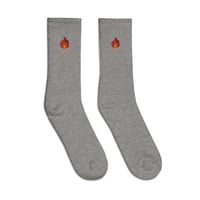 Image 8 of I'm Fire Embroidered Socks