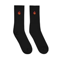Image 4 of I'm Fire Embroidered Socks