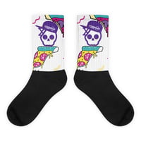 Pizza & Skulls Socks 