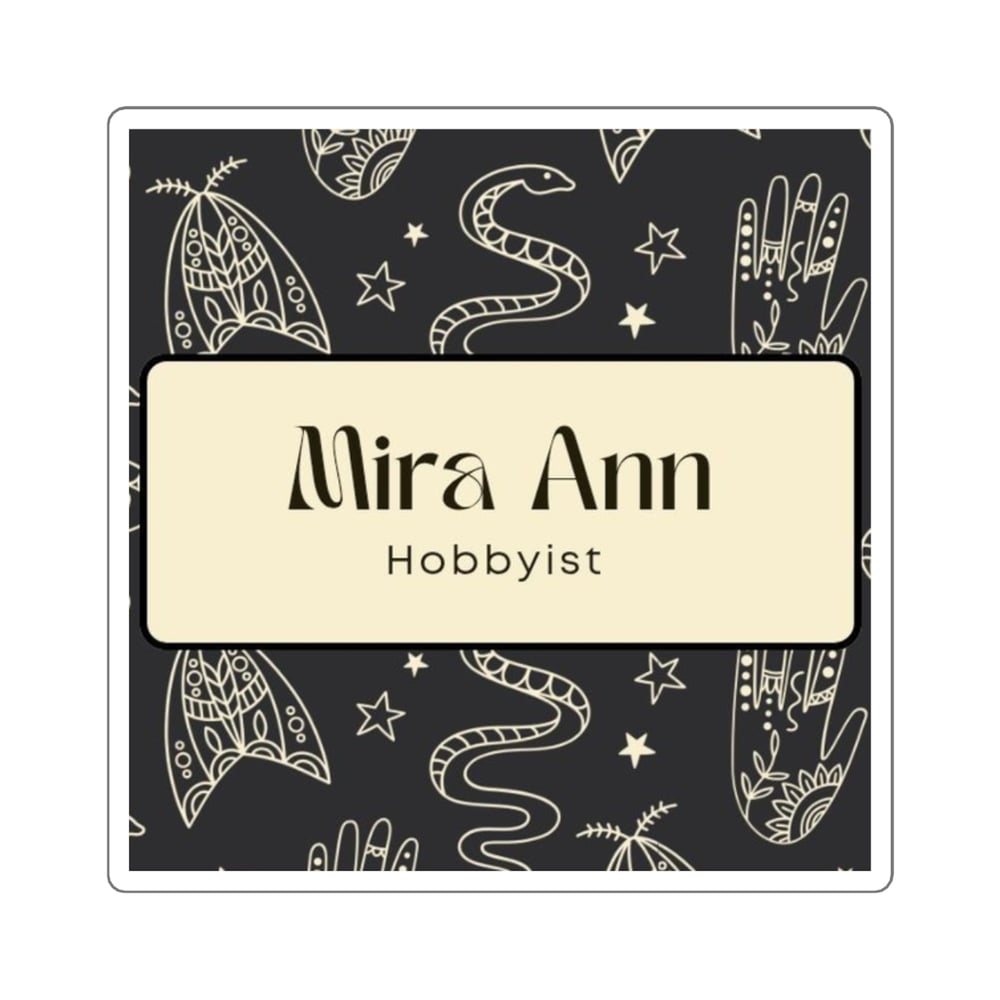 Image of Mira Ann Hobbyist Label 