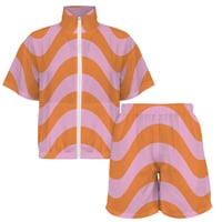 Image 2 of PINK WAVE WIRKEN CO-ORD SET