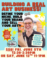Building a Real Art Business with Sarah Frost from Making Local