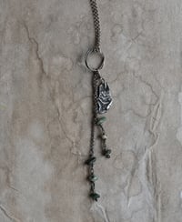 Image 2 of Dancing in Water Silver Turquoise Necklace