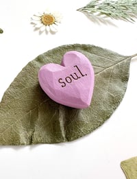 Image 2 of Soul - Mini Wood Burned Heart