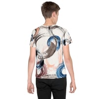 Image 1 of Benny in Blue Youth Crew Neck T-shirt