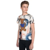Image 3 of Benny in Blue Youth Crew Neck T-shirt
