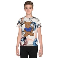 Image 2 of Benny in Blue Youth Crew Neck T-shirt