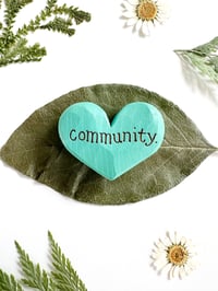 Image 3 of Community - Mini Wood Burned Heart