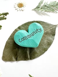 Image 2 of Community - Mini Wood Burned Heart