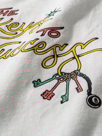 Image 2 of Keys to Success Tee - off white