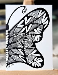 Butterfly collectable art card (design 1)