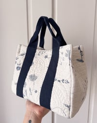 Image 3 of Upcycled Cotton Mini Tote Bag 