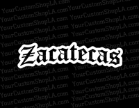 Zacatecas Decal