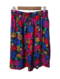 Image 2 of Colorful Floral Size 14 Skirt