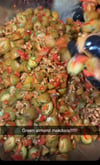 Green almond makdoos