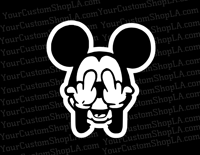Mickey FU Decal