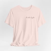 Image 1 of Be the Light LIGHT T-Shirt – ADULT Unisex Jersey T-Shirt | Bella+Canvas® 3001