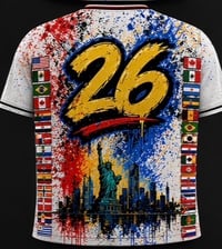 Image 2 of World Cup 2026 New Jersey Host City Soccer Jersey | Limited Edition NJ Fan Gear (White)