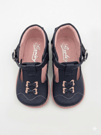 Image 4 of Blue with Double Pink Tie