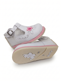 Image 4 of White Leather, Floral