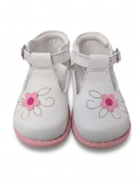 Image 1 of White Leather, Floral