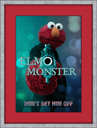 Image 2 of ELMO MONSTER - John Wick I parody poster