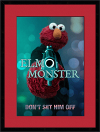 Image 4 of ELMO MONSTER - John Wick I parody poster
