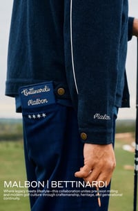 Image 2 of MALBON X BETTINARDI GANGSTER BUCKETS NAVY SCORECARD HOLDER [2026]