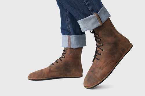 Image of Stride boots in Wax Brown
