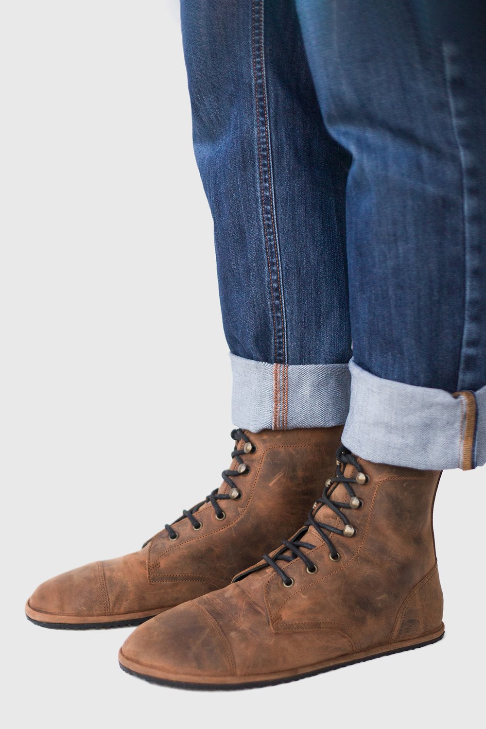 Image of Stride boots in Wax Brown