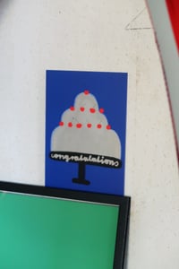 Image 1 of Postkarte - congratulations / Kirschenkuchen