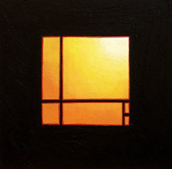 Image of Night Window 9- Mondrian Window