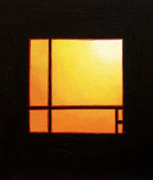 Image of Night Window 9- Mondrian Window