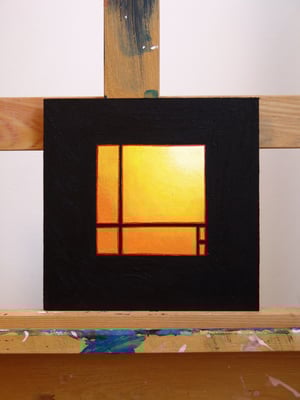 Image of Night Window 9- Mondrian Window