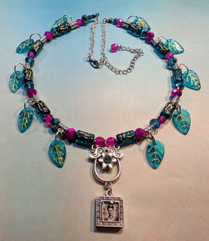 Image of MI FRIDUCHA! ~ Hand Beaded Frida Necklace #2